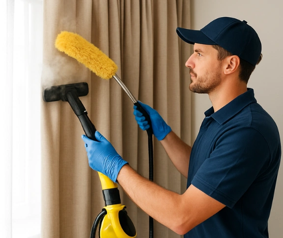 Trusted blind cleaning technician Matty Curtain Cleaning southbank-vic QLD
