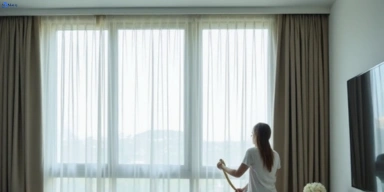 Delicate fabric curtain stain removal silk velvet sheer southbank-vic treatment